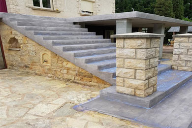 béton imprimé en France