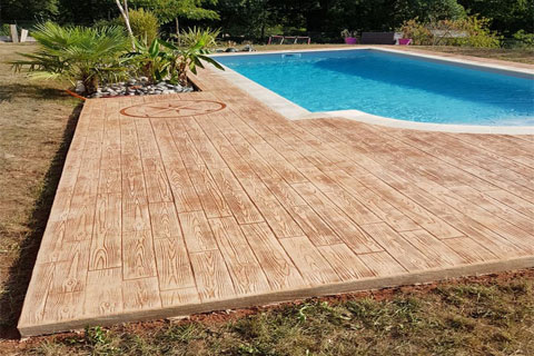 Le béton imprimé France